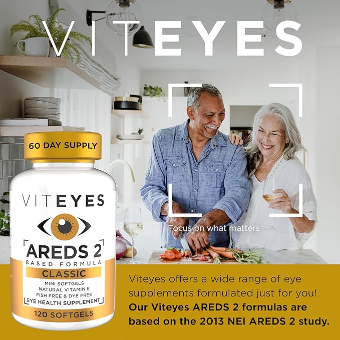 VITEYES® AREDS 2 Softgels 120 Count - Single Daily Dose Eye Vitamin
