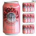 Dr Brown's Diet Black Cherry Soda - Smooth Refreshing Crisp Cherry Flavors - 12 12oz Cans