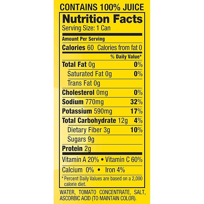 Mott's 100% Tomato Juice 11.5 Fluid Ounce Can 24 Count