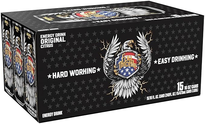 Full Throttle Citrus: Hard-Working Energy Drink. 16 Fl oz | Pack of 15