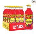 Calypso Lemonade Paradise Punch Lemonade Made with Real Fruit 16 Fl Oz Glass Bottles (Pack of 12)