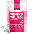 Newjiva Women's Wellness Herbal Tea - 40 Tea Bags Per Pack - All Natural - Caffeine Free - Includes Chamomile Moringa Shatavari Indian Gooseberry (Amla) fruit &amp more - GMP Certified Facility