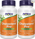 NOW Foods Supplements Cholesterol Pro™ with Bergamonte™ and Plant Sterols Cardiovascular Health* 120 Tablets(Pack of 2)