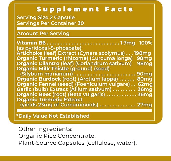 Premier Research Labs BiliVen -Gallbladder &amp Liver Cleanse Supplement Gallbladder Support Pills with Artichoke Extract Milk Thistle Vitamin B6 Beet Root Turmeric Curcumin- 60 Vegetarian Caps
