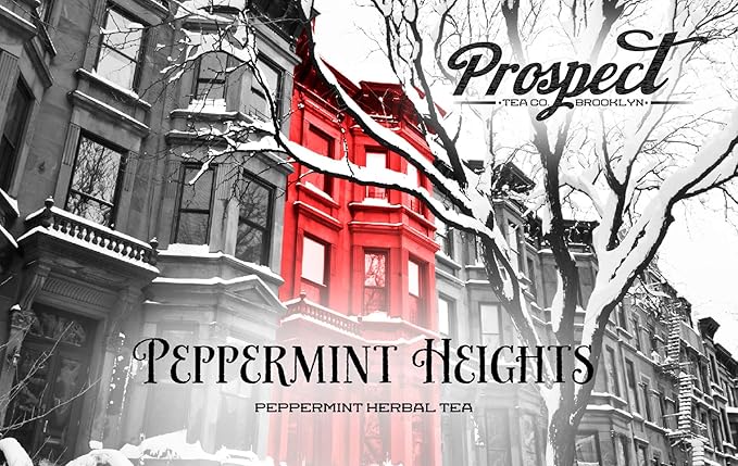 Prospect Tea Co. Peppermint Heights Herbal Tea Pods Compatible with K Cup Brewers Including 2.0 40 Count