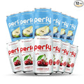 PERFY Caffeine Free Healthy Soda Classics Variety | Real Fruit Juice – Low Sugar Nootropic Drinks with L-Theanine + Turmeric or Ashwagandha | Calming Functional Mocktail Sampler | Sweetened with Stevi