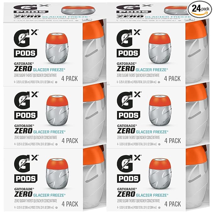 Gatorade Gx Pods Glacier Freeze Zero 24ct