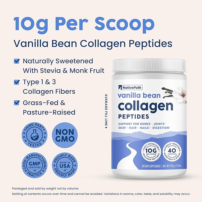 NativePath Vanilla Bean and Chocolate Collagen Peptides Bundle
