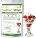 MariGold Grass-fed Collagen Peptides Powder Strawberry Sundae 1LB - 100% Pure Type I &amp III Bovine Hydrolyzed Collagen Non-GMO Hormone Free Soy Free Gluten Free Dairy Free Keto-Friendly