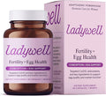 Ladywell Fertility + Egg Health | Fertility Support | Ovarian Health Egg Quality Ovulation &amp Conception Wellness Support | CoQ10 Folate + Key Ingredients | Science-Backed Women’s Supplement 60