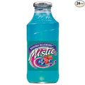 Mistic Bahama Blueberry Juice 16 fl oz (24 Glass Bottles)