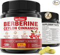 2 Pack 1500mg Liposomal Berberine HCL with Ceylon Cinnamon Bitter Melon Organic Berberine Complex Supplements with Banana Leaf Supports Immune &amp Digestion - Vegan 240 Capsules