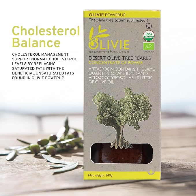 Organic Olive Leaf Extract Capsules PowerUp Pearls by OLIVIE Antioxidant Polyphenols Supplement Olive Oil Scrub for Skin Immune Support 340g