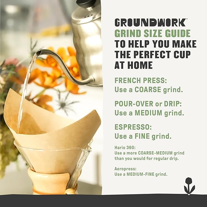 Groundwork Coffee Co Organic Brazil Whole Bean Coffee 12 Oz