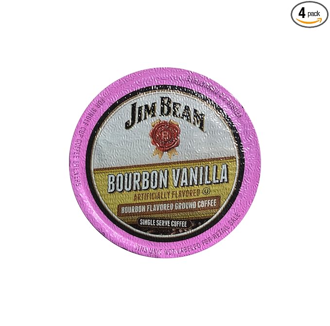 Jim Beam Bourbon Vanilla 18 Count (Pack of 4)