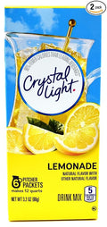 Crystal Light Lemonade Drink Mix (12-quart) 3.2-ounce Packages (Pack of 2)