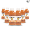 VIBAL ENERGY TEA Spicy Ginger 16 Fl Oz 6-Pack Natural Energy High Caffeine Ginseng Theanine Low Sugar Low Carb Low Calorie Adaptogens Nootropics