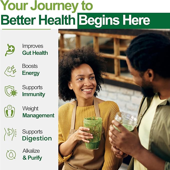 Teami Organic Super Greens Powder for Immunity &amp Digestion Non-GMO Greens Superfood Powder to Support Energy 16 superfood Ingredients Sugar-Free Veggie Powder for Juice &amp Smoothie 32 Servi