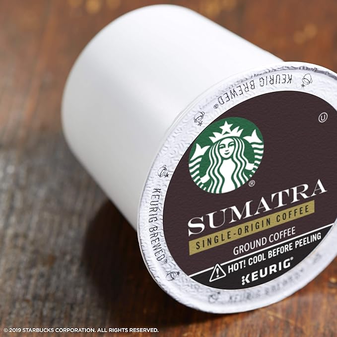 Starbucks Sumatra Dark Roast Single Cup Coffee for Keurig Brewers0.42 Ounce (Pack of 24)