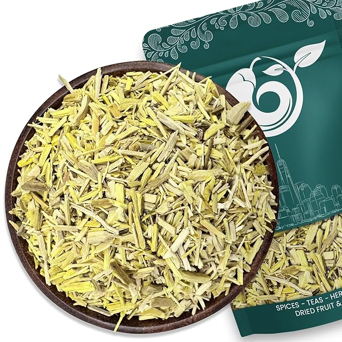 NY Spice Shop Barberry Root Bark - Cut &amp Sifted Dried Berberis Vulgaris Herb - Natural Plant-Based Ingredient Botanical Herb For Teas Tinctures &amp Herbal Blends (16 Ounce)