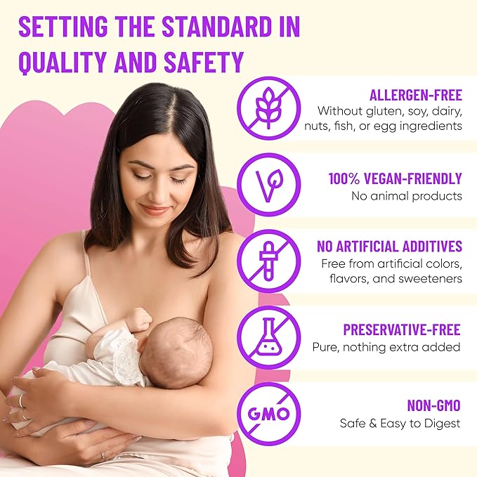 Mama's Select Organic Fenugreek Capsules – Natural Herbal Lactation Supplement to Boost Milk Supply Vegan Digestive Health Aid Allergen-Free &amp Non-GMO USA-Made for Breastfeeding Moms