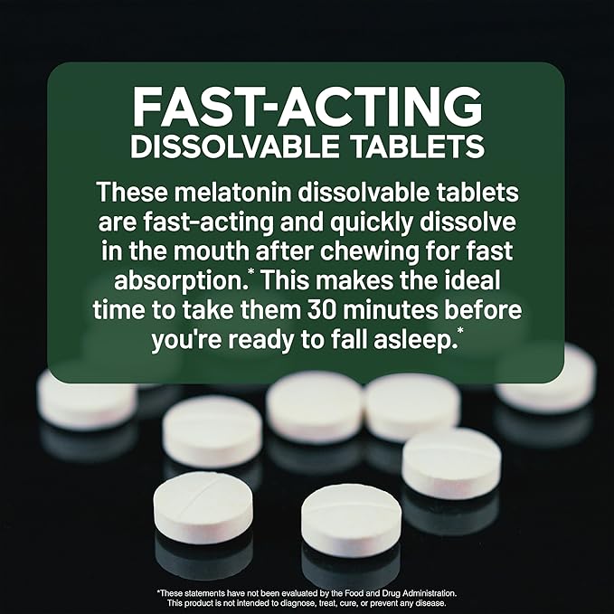 SMARTERNUTRITION Smarter Sleep Melatonin Dissolvable Tablets 4.5mg + Natural Clinically Proven Lactium® for Sleep &amp Stress Support - Mint Flavor Melatonin Tablets - Non-GMO-180 Count[90-Day Supply