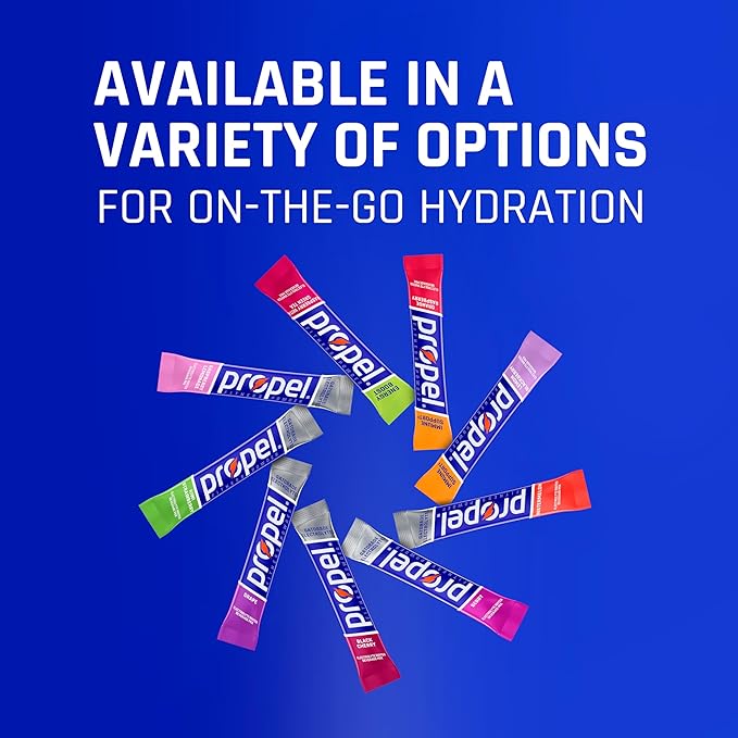 Propel Electrolyte Enhanced Water Drink Mix Powder Packets Kiwi Strawberry Zero Calorie &amp Sugar Hydration with Electrolytes and Vitamins C &amp E (120 Packets) (Pack of 2)