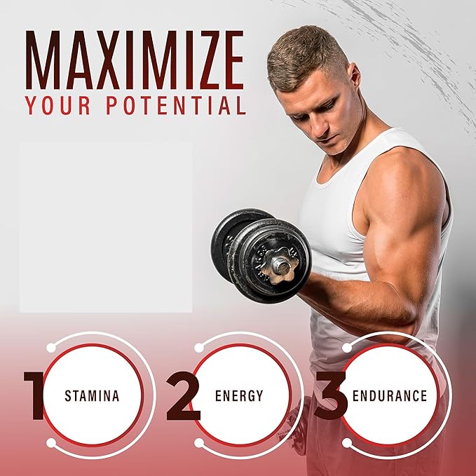 DriveMax Sports Nutrition Supplement | Daily Energy &amp Wellness Support for Active Lifestyles | Botanical Formula with Maca Root Panax Ginseng &amp Tongkat Ali | Travel-Friendly 10 Count Pack
