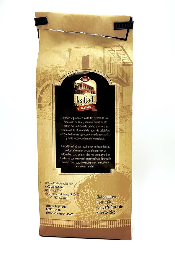 Cafe Lealtad Ground Coffee 100% Arabica Coffee Medium Roast 14 Ounce