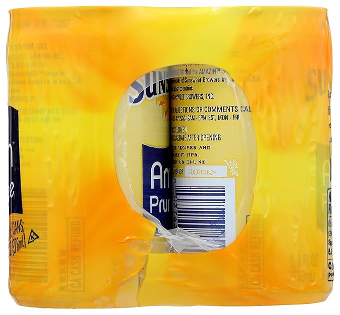 Sunsweet Amazin' Prune Juice 5.5 Fl Oz Can (pack of 6)