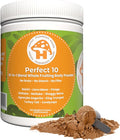 Hongo Mushroom Power - Perfect 10 Mushroom Complex Powder - Lions Mane Reishi Cordyceps Chaga Turkey Tail Maitake Supplements - for Immunity Energy Memory &amp Focus - (8 Ounce Jar)