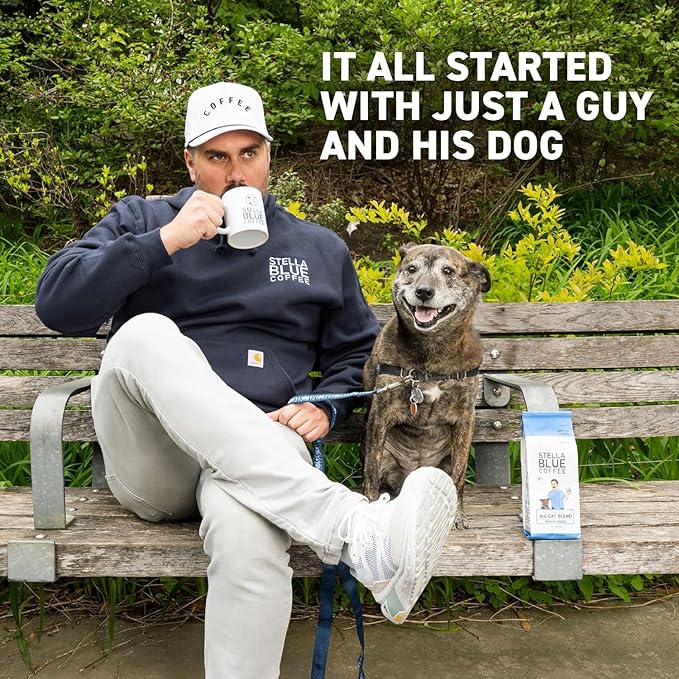 Stella Blue Ground Coffee Variety Pack Positive Vibes Light Roast And Electric Avenue Dark Roast 100% Arabica Coffee Vanilla Fruity And Chocolate Notes Ethically Sourced 12 oz Bags