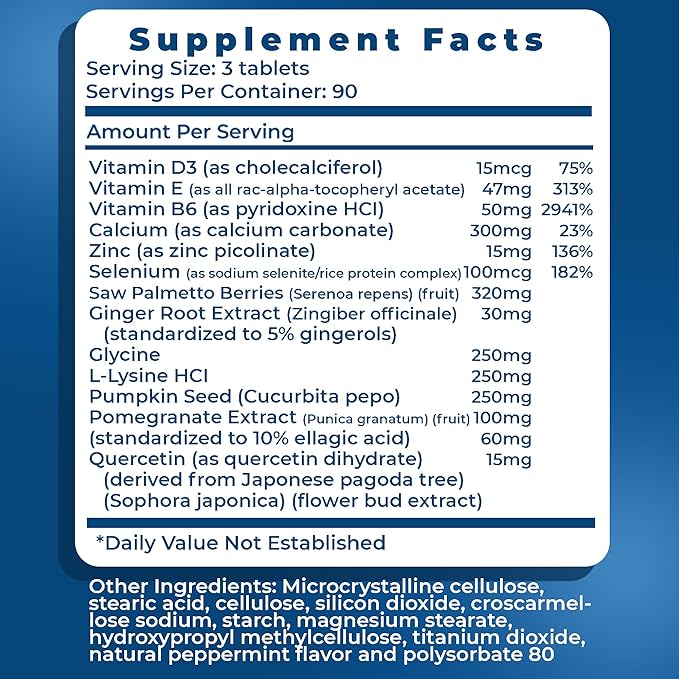 Real Health The Prostate Formula - Prostate Supplements for Men Prostate Health Prostate Relief Saw Palmetto for Men Prostate Vitamins - 270 Count (Pack of 2)