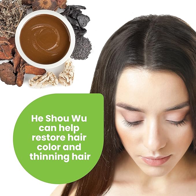Certified Organic He Shou Wu - Large 5oz Bag of 30:1 Concentrated-Fo-ti - Organic Foti Extract- Fo ti He Shou Wu Organic-with Free Bamboo Spoon