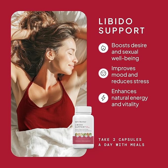 Libido Support for Women Sensitivity &amp Desire Libido Booster for Women with Horny Goat Weed maca tribulus ashwagandha &amp More - Vegan USA Keto Third-Party Testing - 60 Capsules.