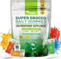Bossko Sulforaphane Gummies with Omega-3 – Broccoli Sprout Extract EPA/DHA &amp Antioxidants – Cellular Health &amp Mood Support – 90 Vegan Gummies – Mixed Berry Flavors – Sugar-Free