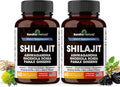 Shilajit Pure Himalayan for Men &amp Women | 120 Capsules with Ashwagandha | High Potency and Energy Supplement | Better Absorption than Gummies | For Extra Power and Stamina | Combo with Sea Moss