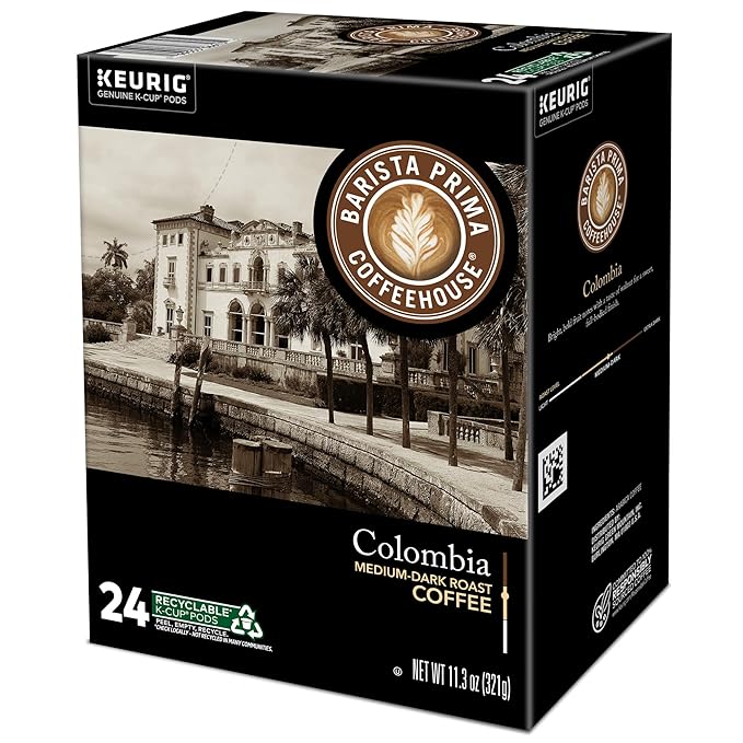 Barista Prima Coffeehouse Colombia Coffee Keurig Single Serve K-Cup Pods 96 Count