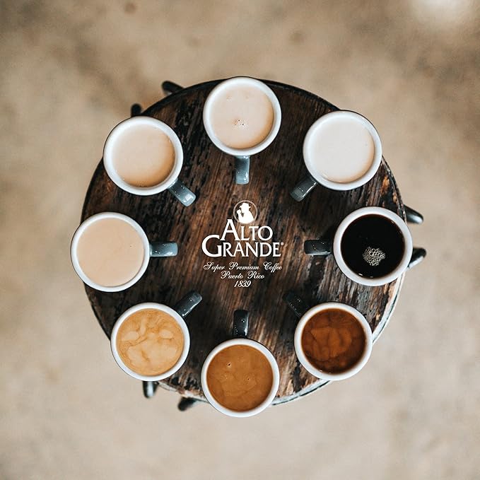 Alto Grande Super Premium Coffee Beans Medium Dark Roast Single Origin Puerto Rico Arabica Whole Bean 2 Pound (Pack of 1)