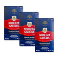 Nobleza Gaucha Yerba Mate Herbal Tea with Sterm | Traditional Argentina Brew USA-Specific Packaging 2.2 lbs - 3 Packs