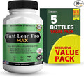 Fast Lean Pro Max Natural Dietary Supplement 60 Capsules 30-Day Supply All Natural Ingredients Vegan Friendly (5)