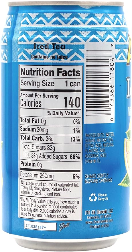 Aloha Maid Drinks Signature Variety 3 Cans per Flavor Total 12 Cans