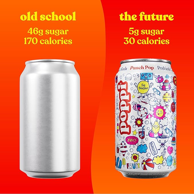 Poppi Sparkling Prebiotic Soda Beverage with Apple Cider Vinegar Seltzer Water and Fruit Juice New Obsessions Variety Pack 12 Fl Oz Pack of 12 Packaging May Vary