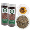 JINQI 2bottles Cassia Seeds Tea- 决明子茶17.63oz/500g(8.81oz/250g*2)Cassia Jue Ming Zi Chinese Herbal Tea Holiday Gifts Tea Gifts