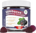 Sugar-Free Elderberry Gummies with Vitamin C &amp Zinc for Adults and Kids Immune Support Supplement for Respiratory Health Sambucus Elderberry Antioxidant Gummies - Vegan 90 Count