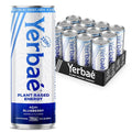 Yerbaé Energy Seltzer - Acai Blueberry No Sugar/Calories/Carbs. Energized by Yerba Mate Naturally Caffeinated Plant-Based Healthy Alternative to Coffee Sugary Sodas Pack of 12 12oz cans