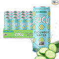 CUCU Pressed Cucumber Water – Real Juice from Fresh Cucumbers with Vitamin C Electrolytes &amp Antioxidants – No Sugar Added Non-GMO – 11 fl oz 12-Pack