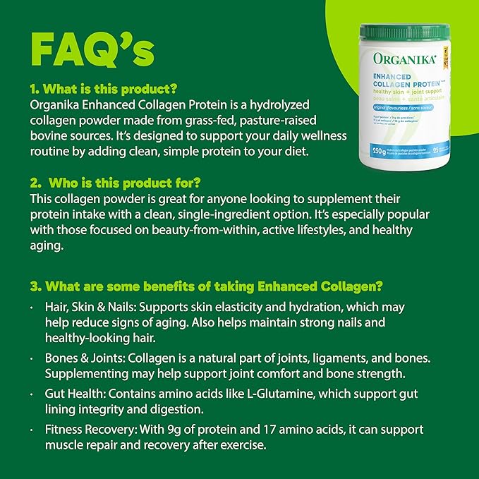 ORGANIKA Collagen Enhanced 250 GR