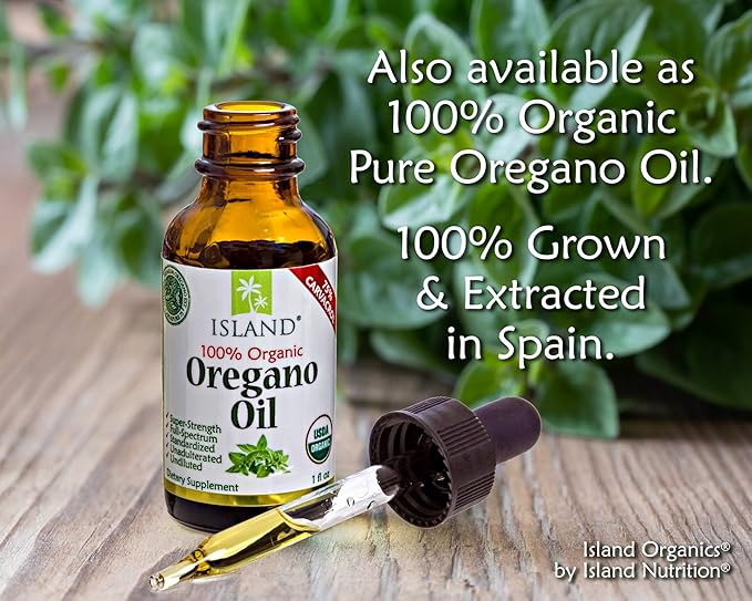 Oregano Oil Capsules Organic Ingredients - Super-Strength Grown in Spain 90-ct Liquid-Filled - Organic Oil of Oregano Capsules with Enhanced Delivery