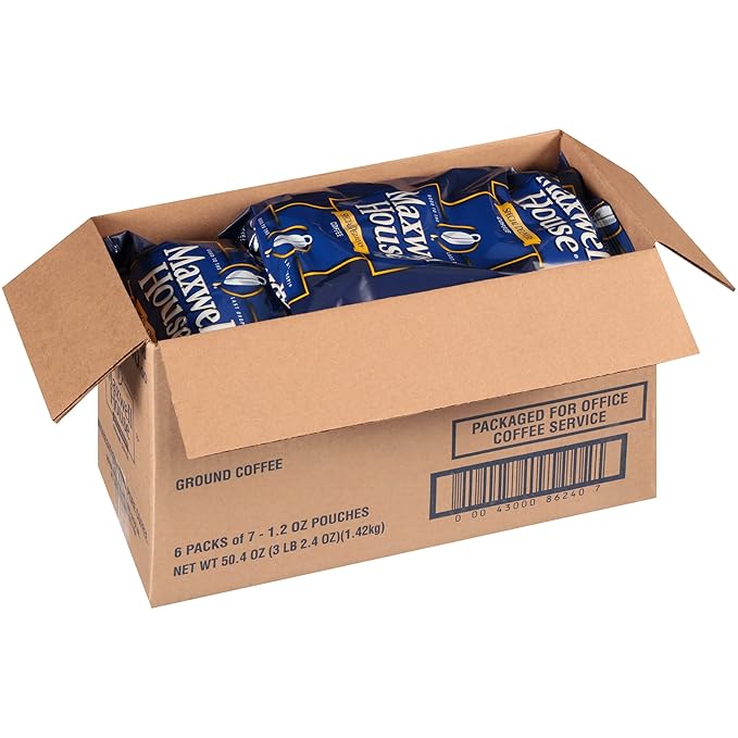 Maxwell House Special Delivery Medium Roast Ground Coffee (1.2 oz Bags Pack of 42)